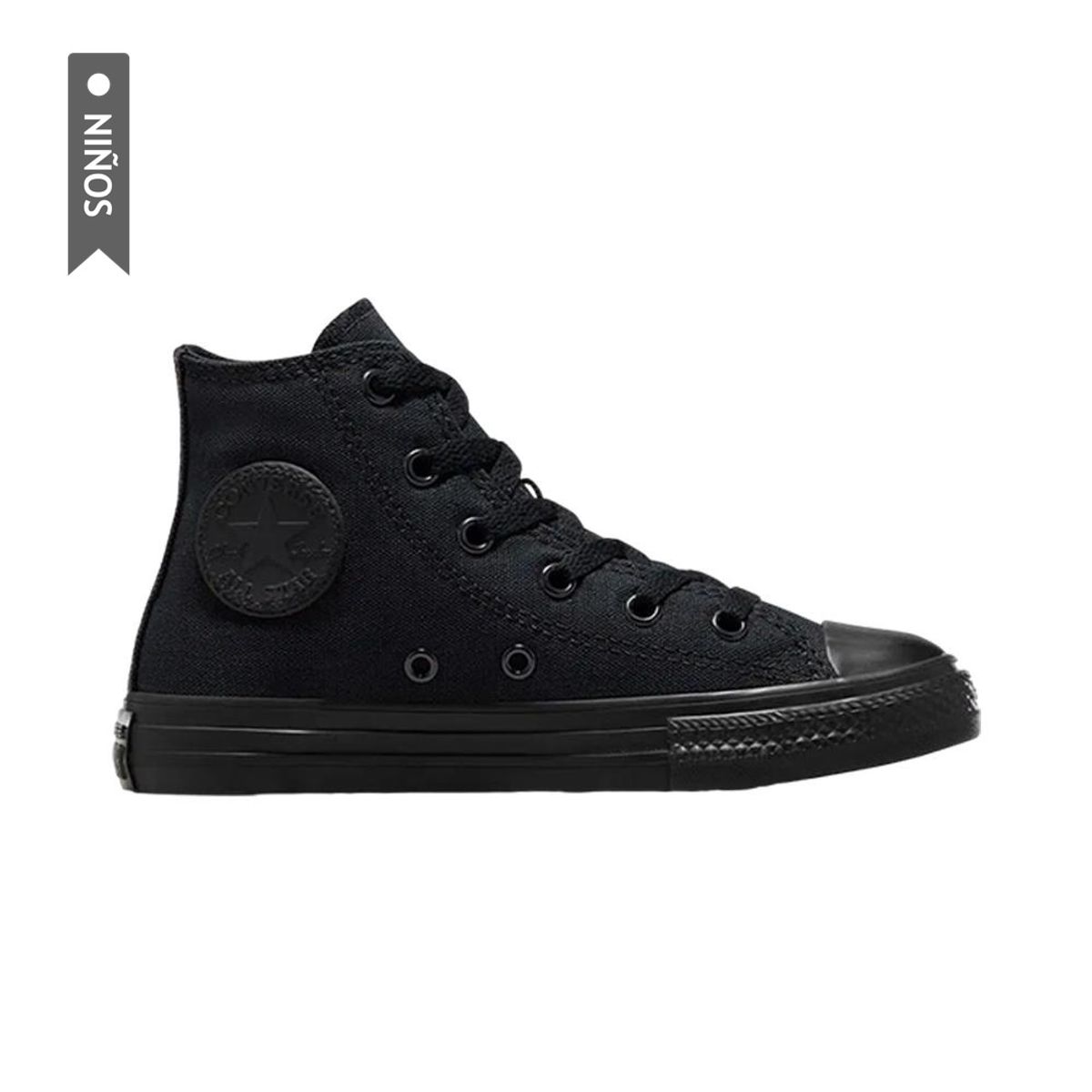 CONVERSE - Botas Converse Chuck Taylor All Star Niños-Negro