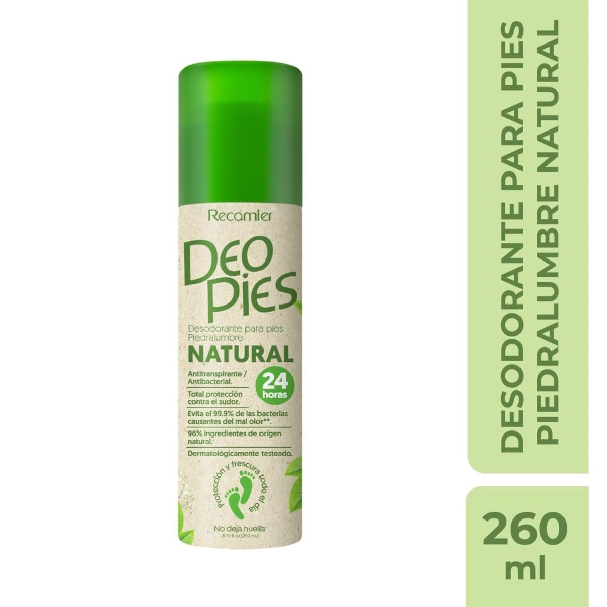 DEO PIES - Desodorante Deo Pies Piedralumbre Natural X 260ml