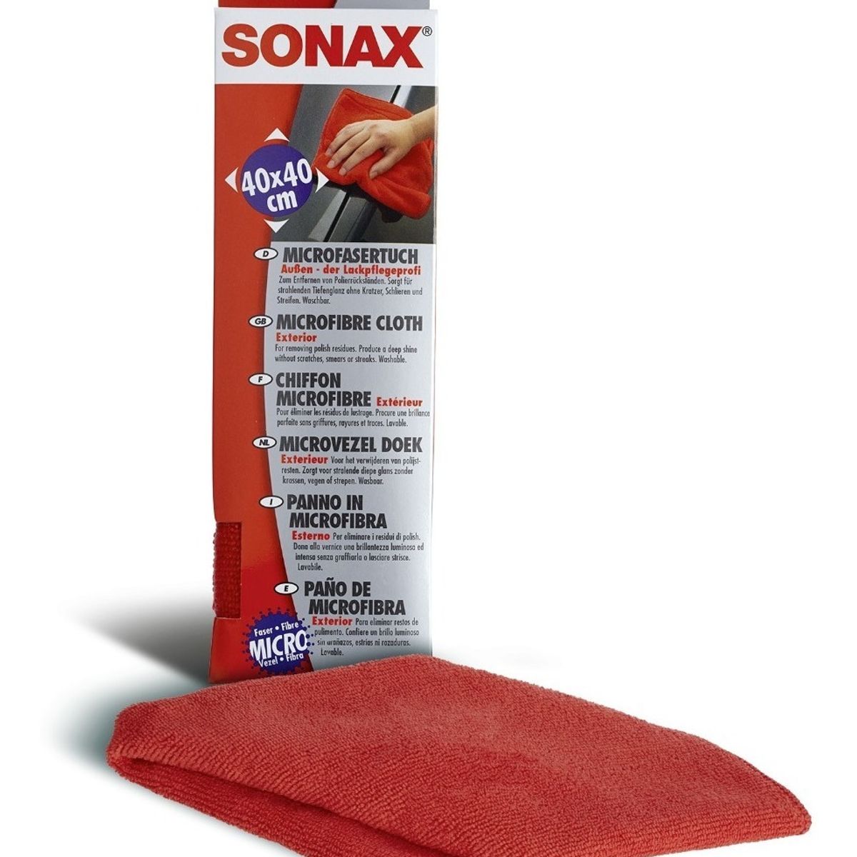 SONAX - Paño De Microfibra Para Exterior