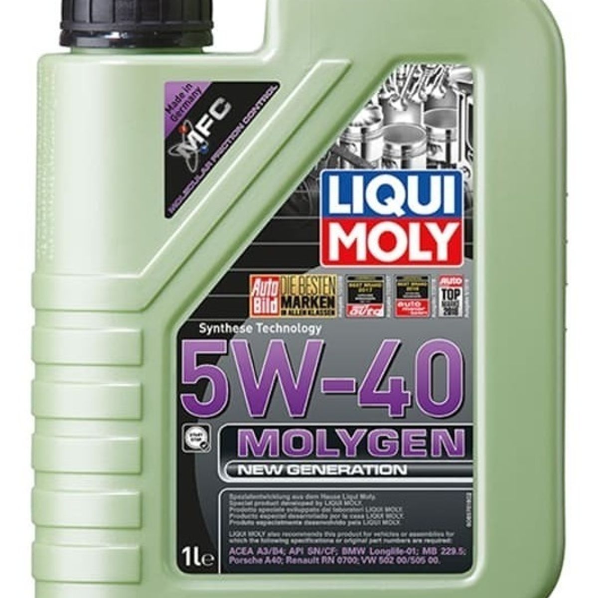 LIQUI MOLY - Aceite Liqui Moly - 5W40 - Molygen New Generation