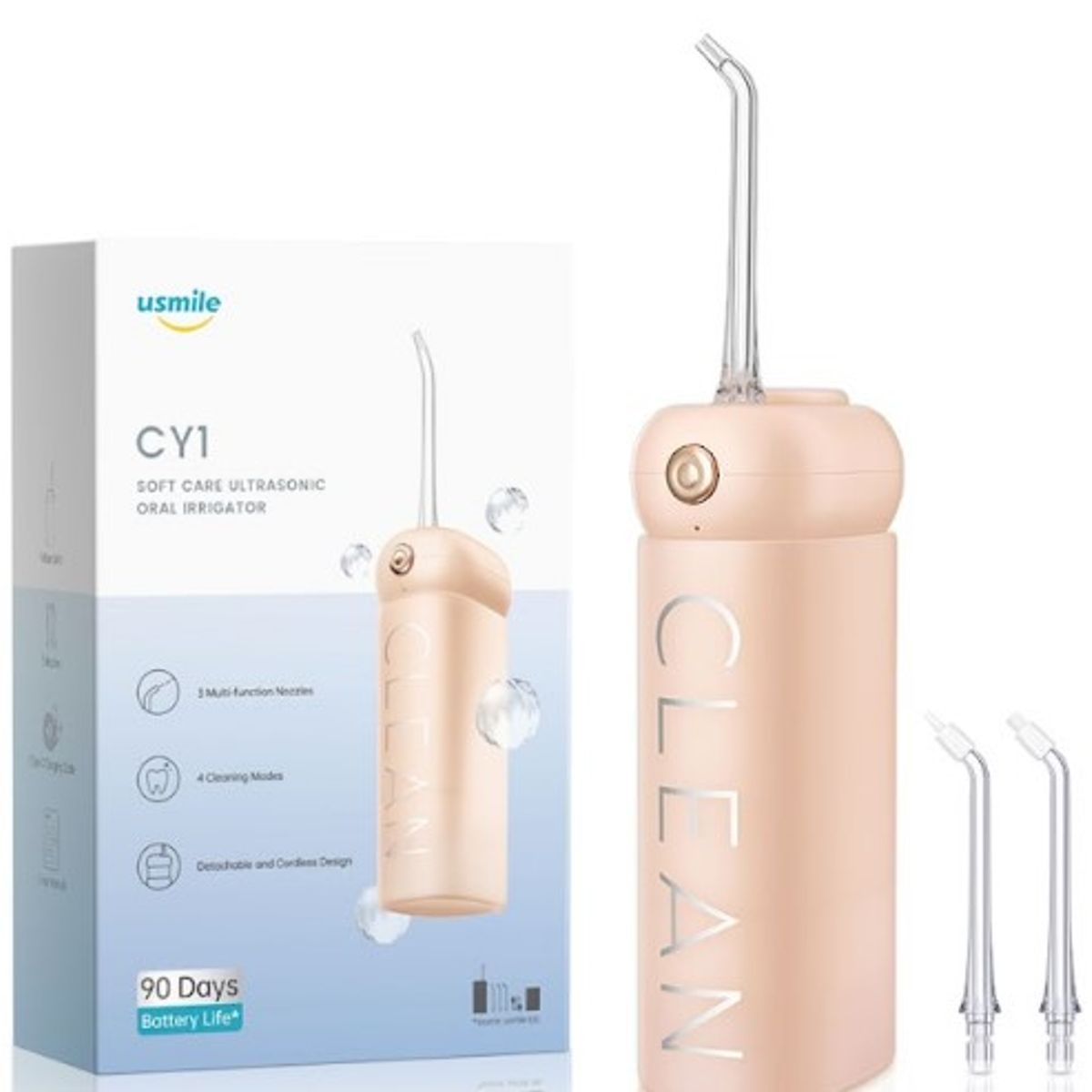 USMILE - Irrigador Bucal De Agua CY1 Rosado