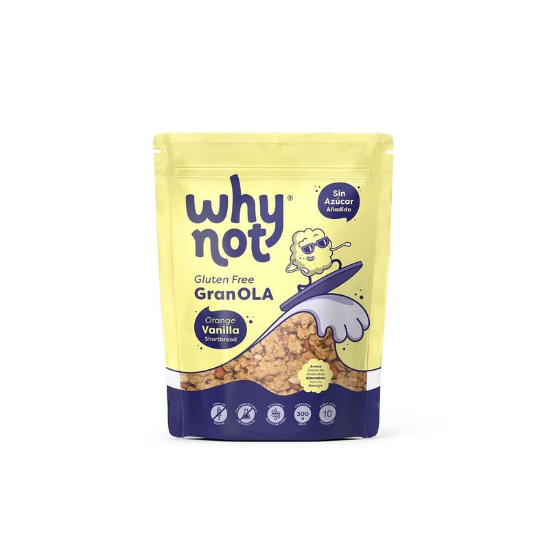 WHY NOT - Granola Why Not Sabor Naranja Vainilla X 300g