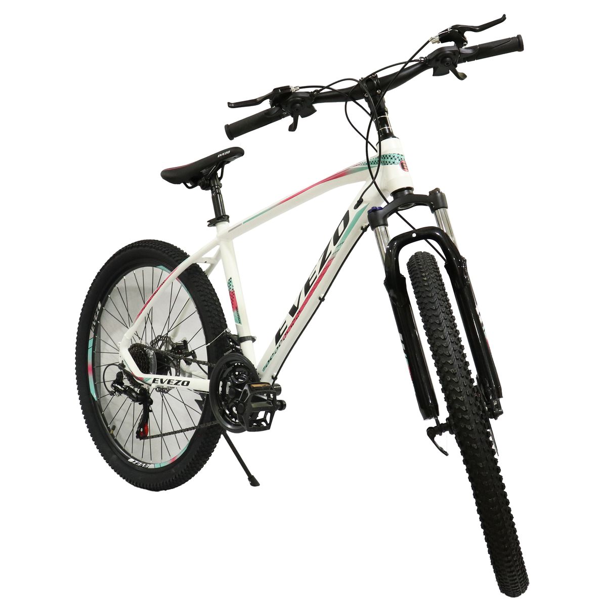 EVEZO - Bicicleta Rin 26 para Adulto EVEZO – 26A010 Blanca