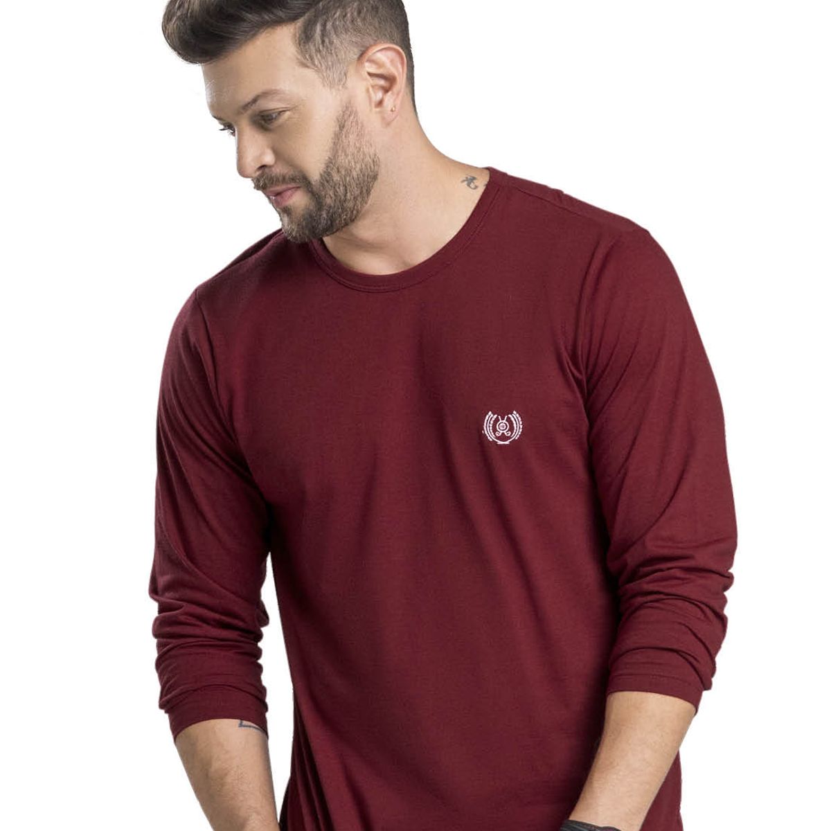 MARKETING PERSONAL - Camibuzo Masculino Vinotinto Mp 3969