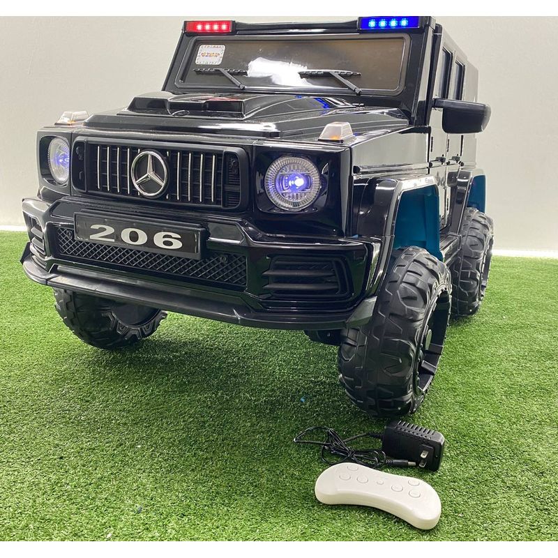 BEBESUNITA - Carro Eléctrico ESTILO G-WAGON R-206 NEGRO