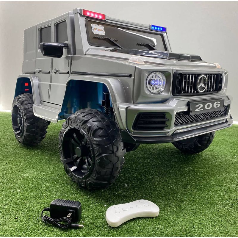 BEBESUNITA - Carro Eléctrico ESTILO G-WAGON R-206 GRIS