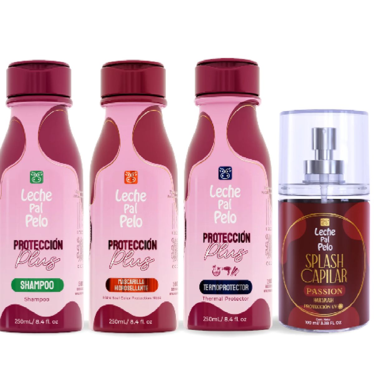 LECHE PAL PELO - Mini kit protección plus 250ml leche pal pelo