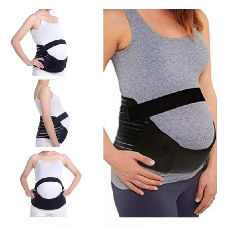GENERICO - Faja Materna Prenatal Durante Embarazo Tirantas Soporte Abdominal