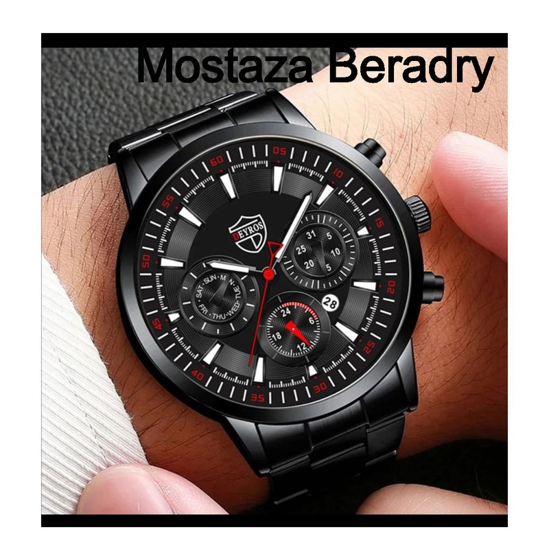 GENERICO - RELOJ DEYRUS  PULCERA DE CUARZO DEPORTIVO DE LUJO PARA HOMBRE