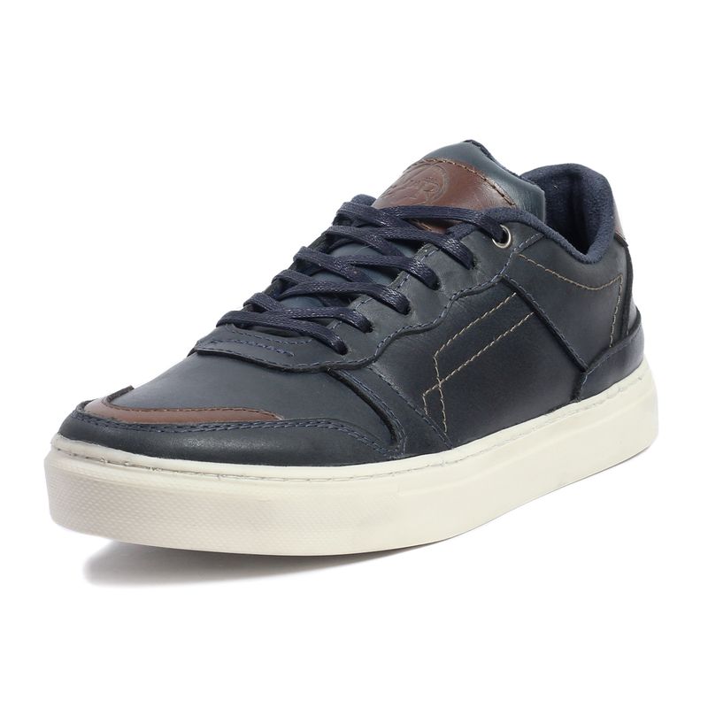 VIAR - Tenis en Cuero Para Hombre VIAR Disel Azul