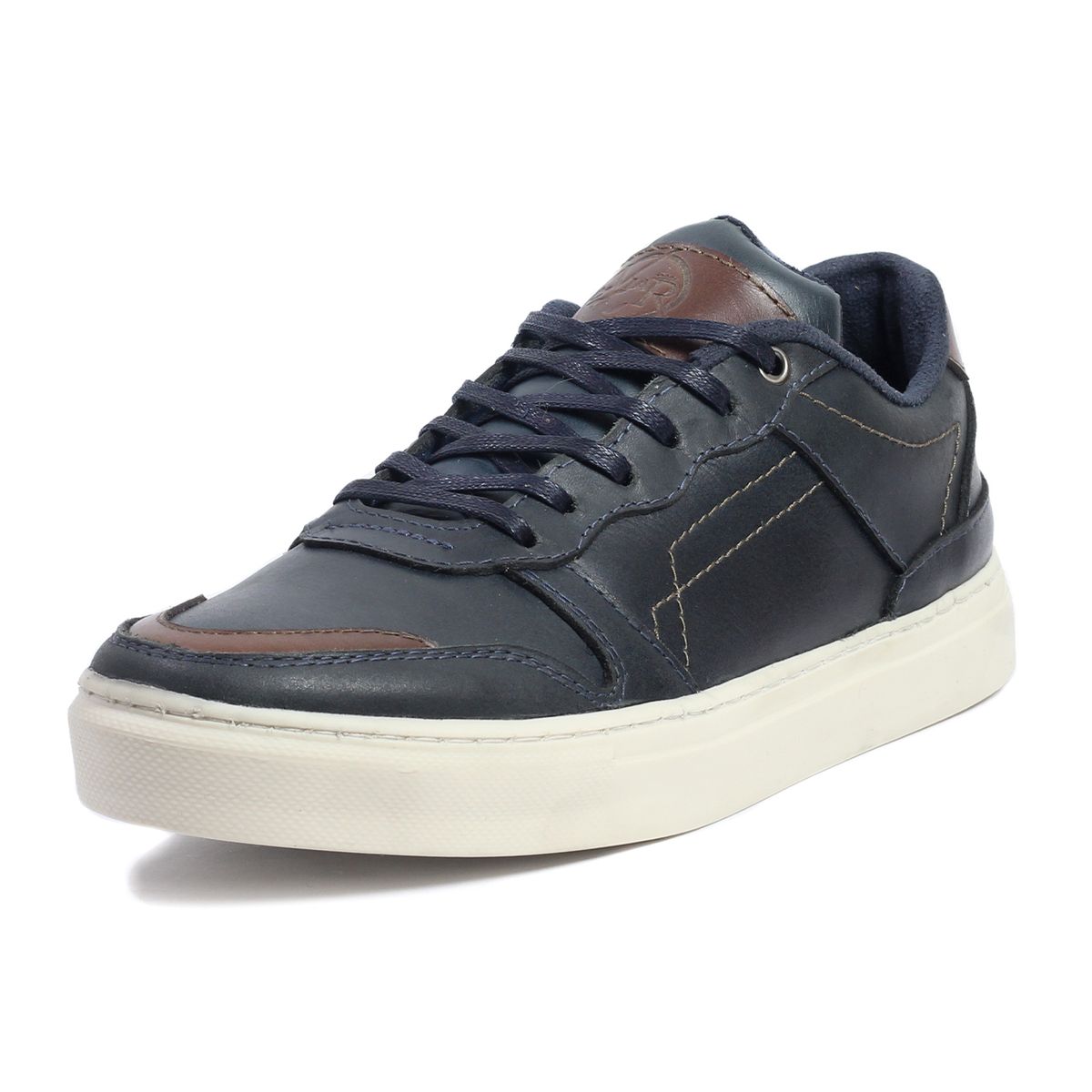 VIAR - Tenis en Cuero Para Hombre VIAR Disel Azul