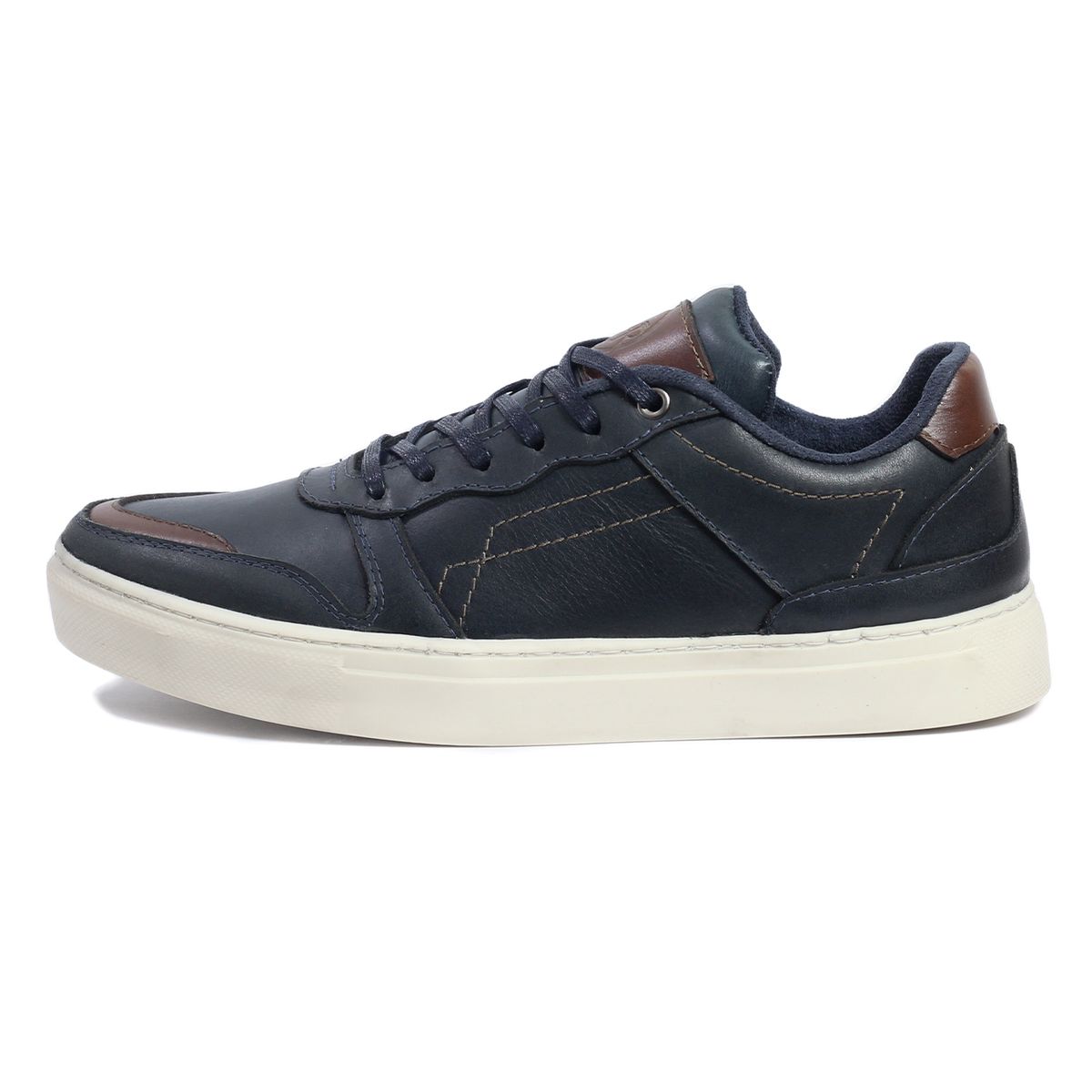 VIAR - Tenis en Cuero Para Hombre VIAR Disel Azul