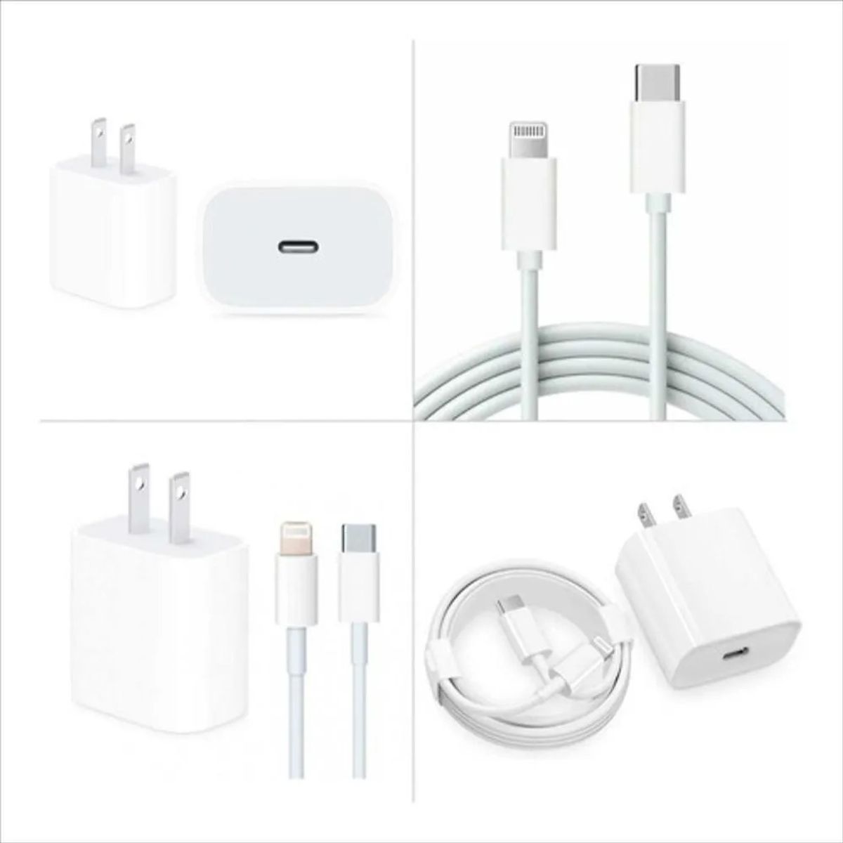 GENERICO - Cargador 20w Carga Rápida para iPhone 8 X 11 12 13 14