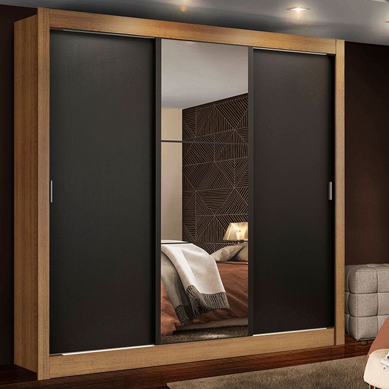 MADESA - Closet Monaco 3 Puertas Corredizas 1 Espejo