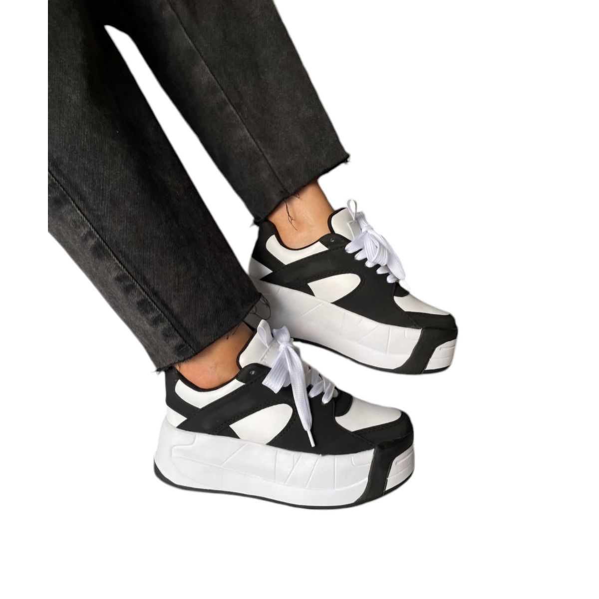 EVEGONZ - Zapatos Con Plataforma Tenis Urbanos de Moda