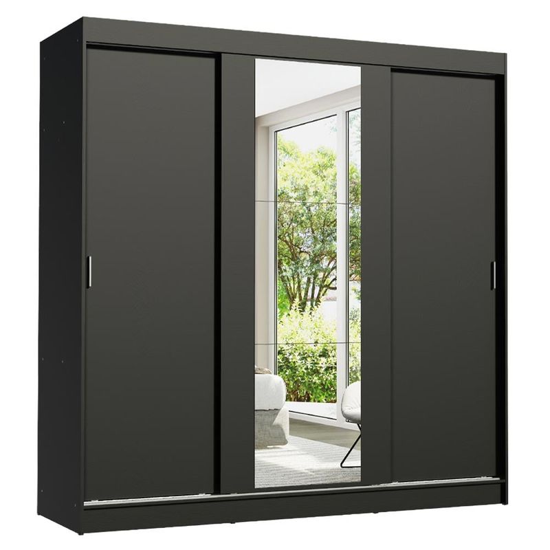 MADESA - Closet Reno 3 Puertas Corredizas 1 Espejo