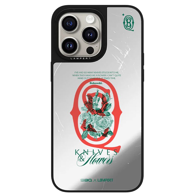 GENERICO - Ultra safe case - green roses  para iPhone 13 PRO MAX - Funda Estuche con MagSafe