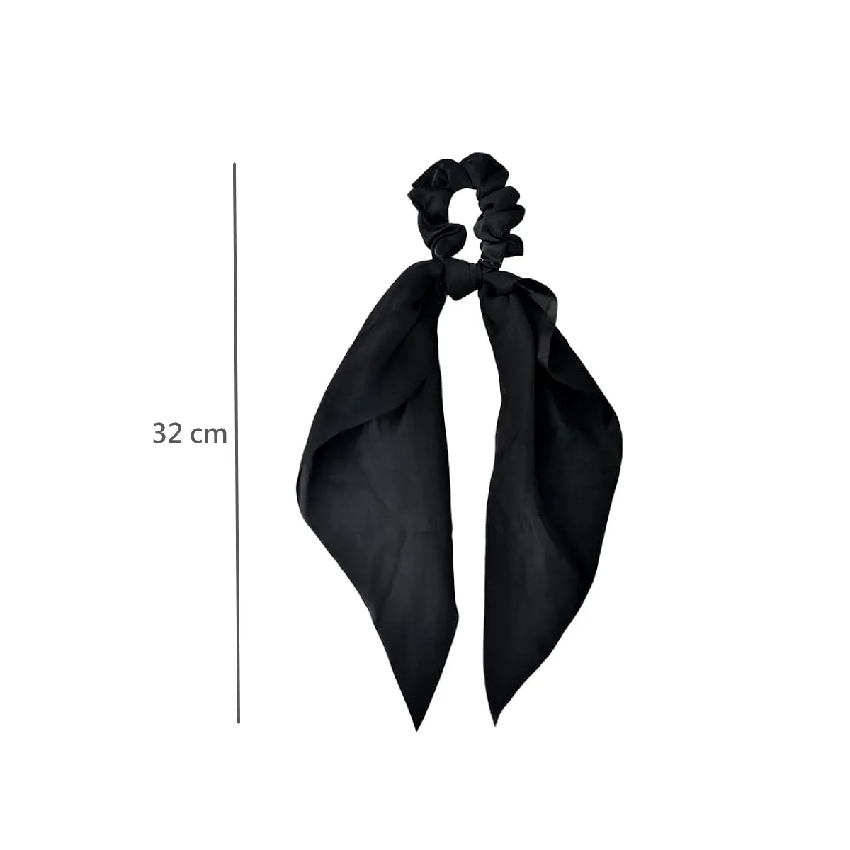 GENERICO - Colitas Scrunchies Seda Moñas Pañoleta Banda Cabello