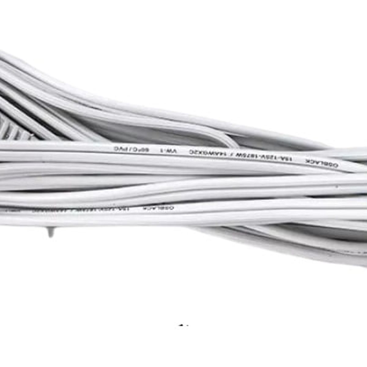 GENERICO - Extensión Eléctrica Cable Alimentacion Plano 1.90 Metros 6ft