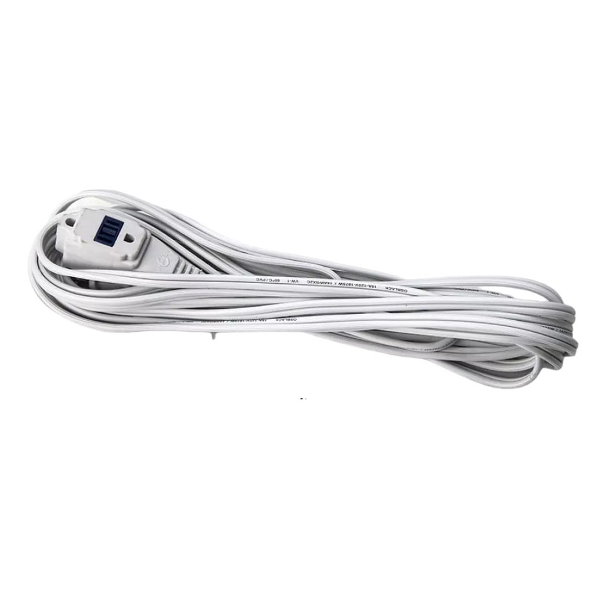 GENERICO - Extensión Eléctrica Cable Alimentacion Plano 1.90 Metros 6ft