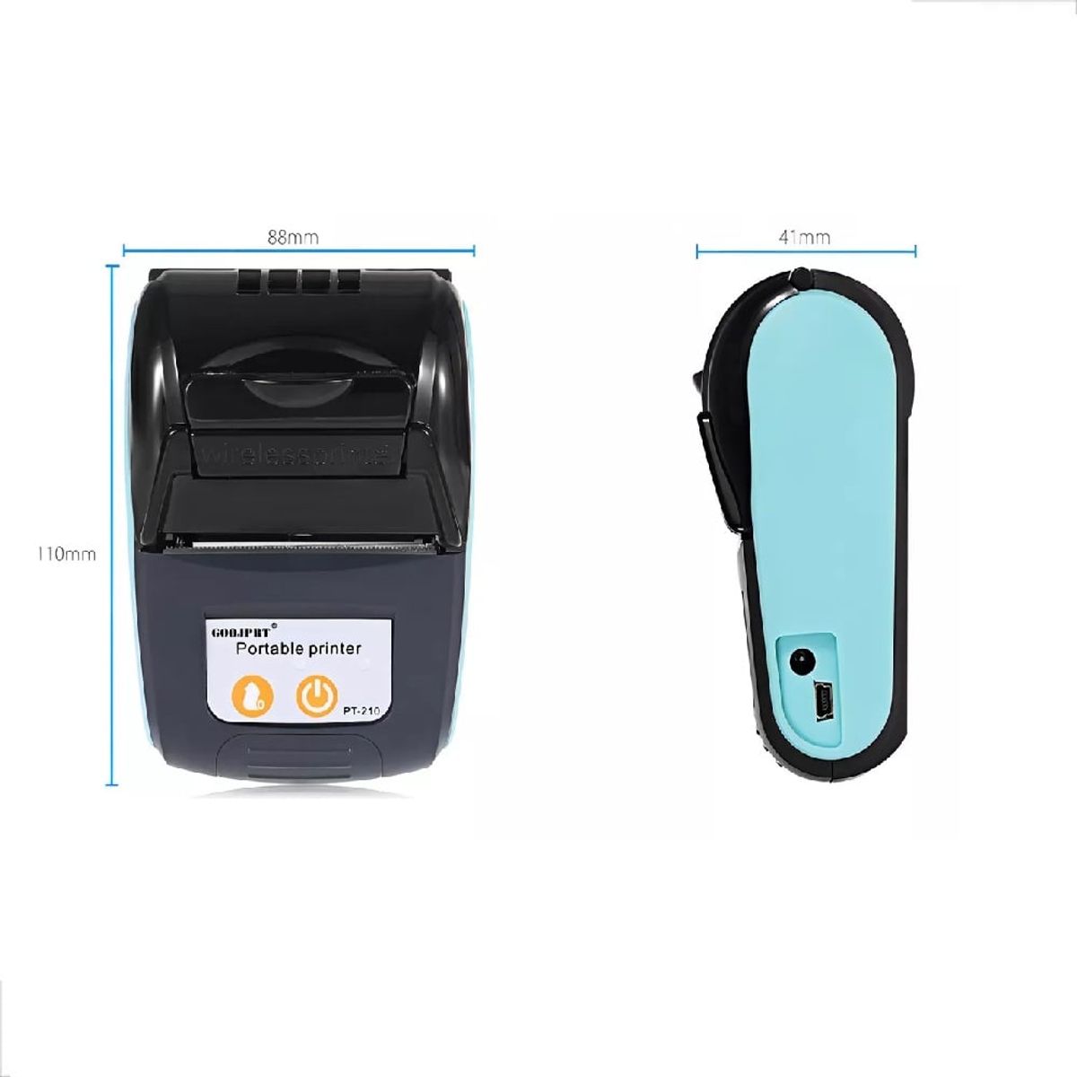 GENERICO - Impresora Mini Bluetooth Termica Recibos Pos Celular 58mm