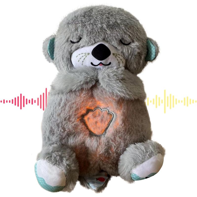 GENERICO - Peluche para Dormir Relajante para Bebés Nutria Gris