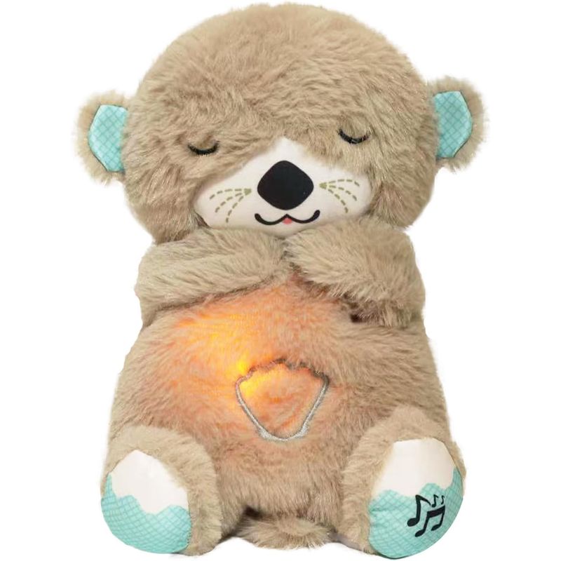 GENERICO - Peluche para Dormir Relajante para Bebés Nutria Cafe