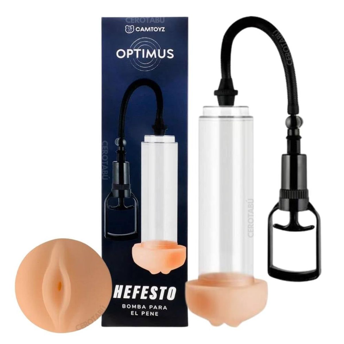 GENERICO - Bomba De Succión Peniana Crecimiento Pene + Masturbador