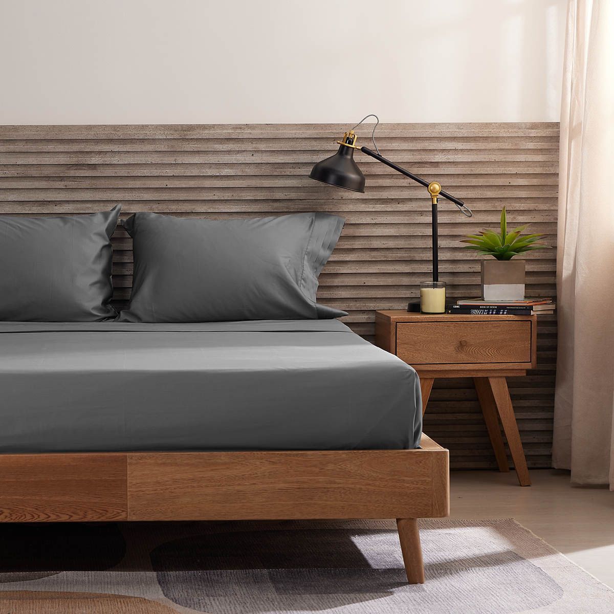 DISTRIHOGAR - Juego de Sábanas Cairo 400 hilos Algodón King