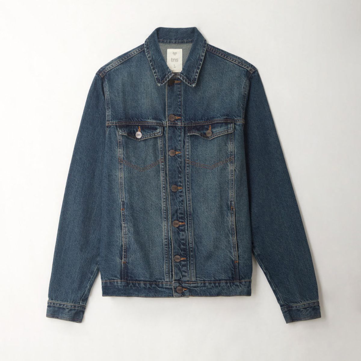 TENNIS - Chaqueta azul en denim para hombre