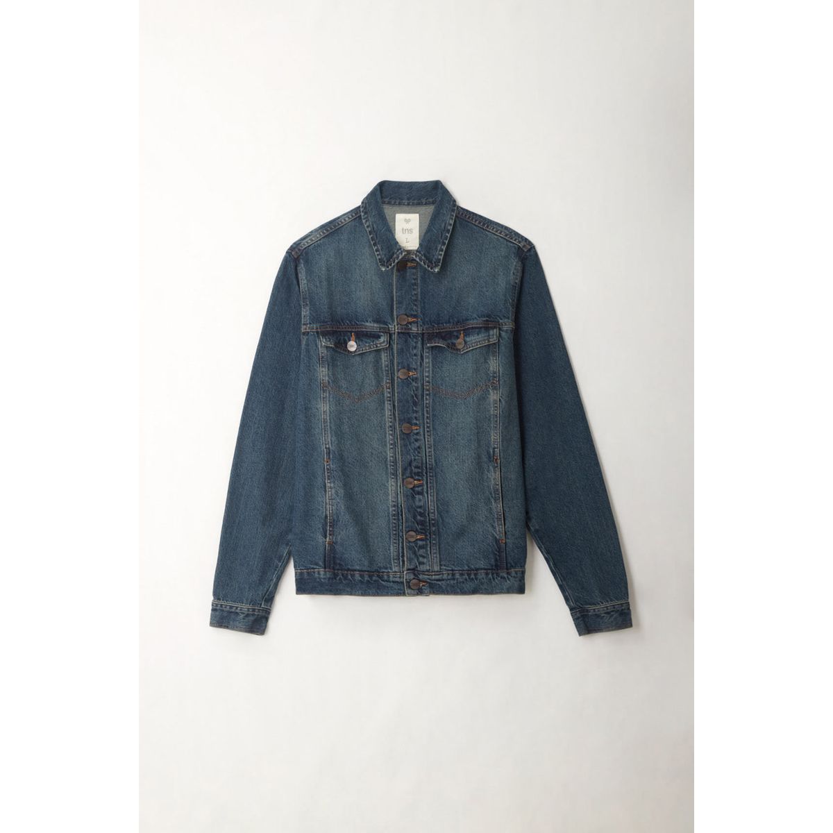 TENNIS - Chaqueta azul en denim para hombre