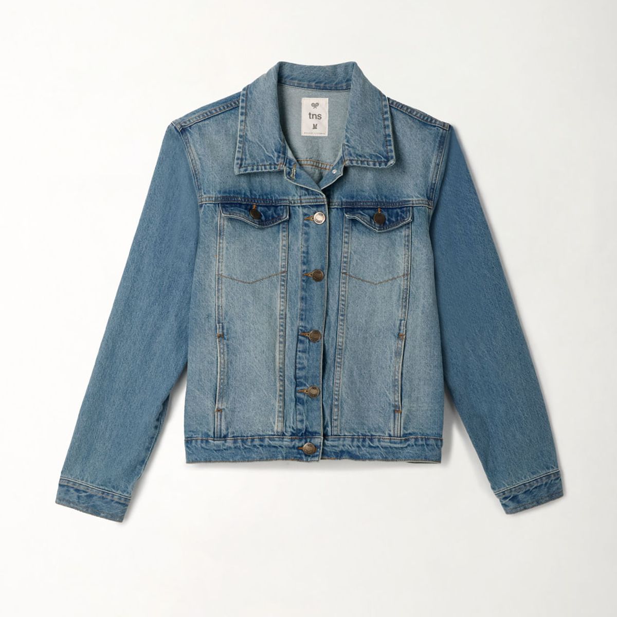 TENNIS - Chaqueta azul en denim para mujer