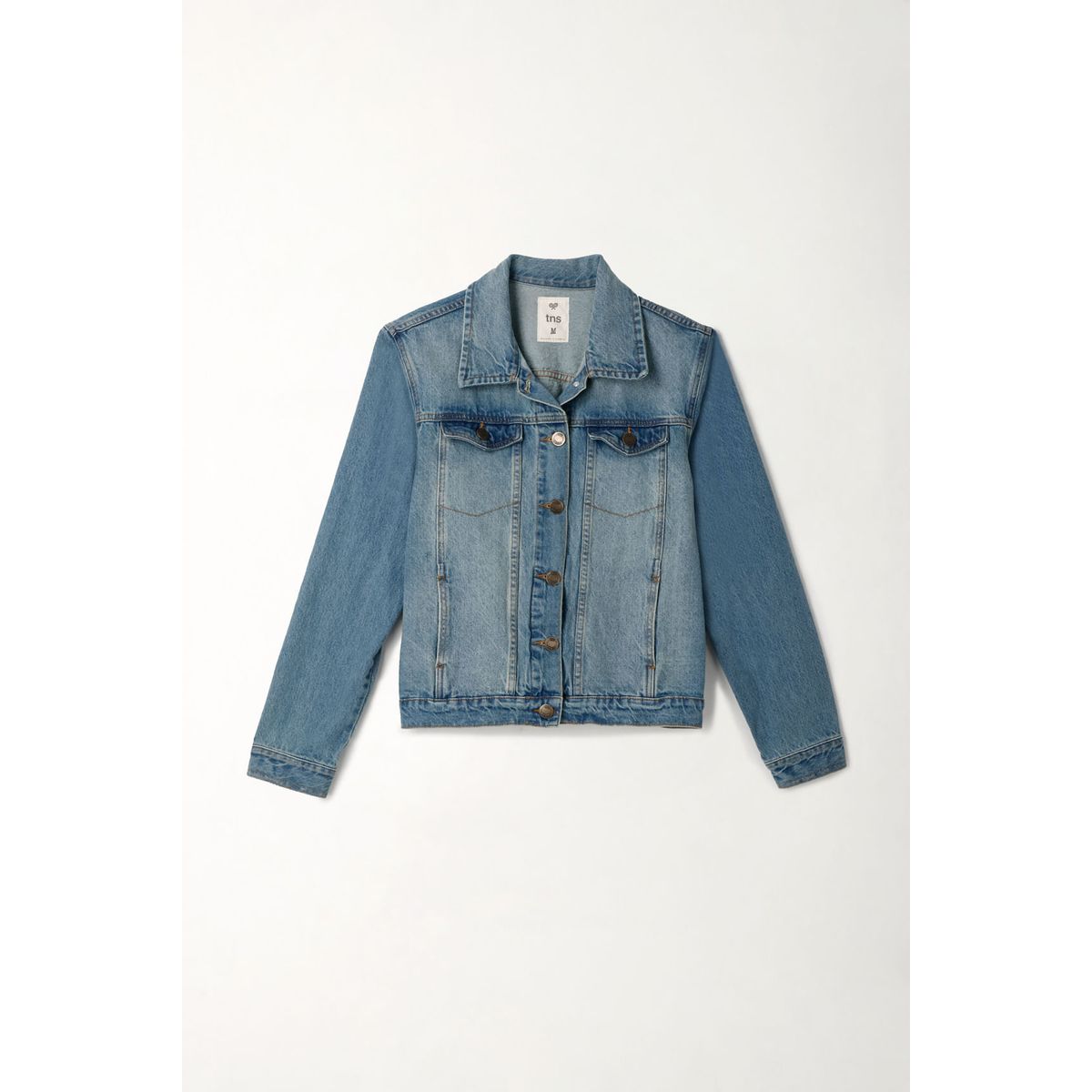 TENNIS - Chaqueta azul en denim para mujer