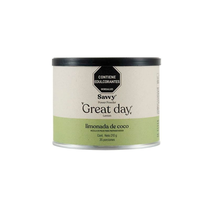 SAVVY - Savvy Great Day Sabor Limon Coco X 210g
