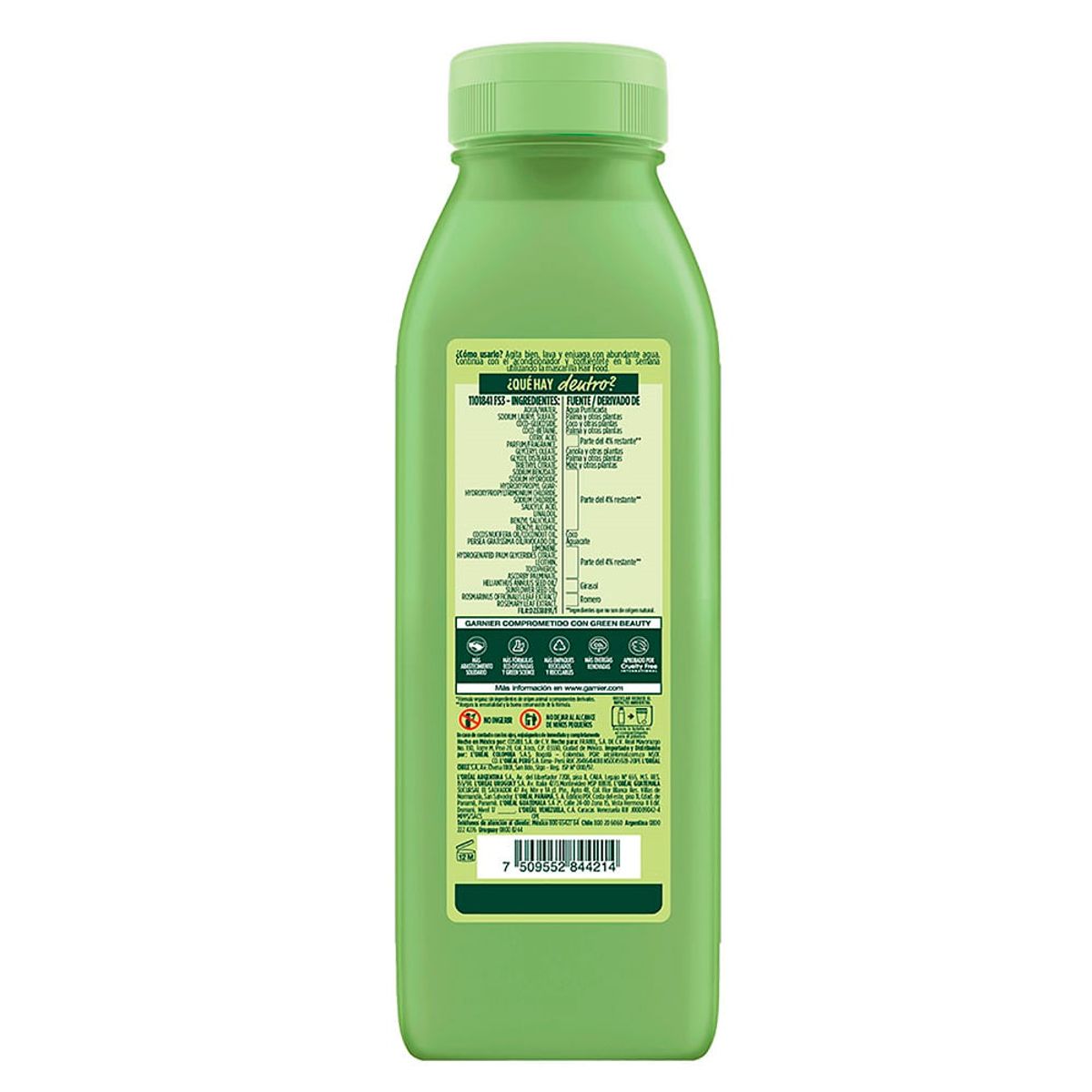 GENERICO - Shampoo Fructis Hair Food Aguacate X 300ml