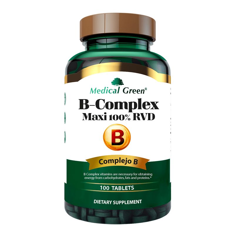 MEDICAL GREEN - B-Complex Medical Green X 100 Tabletas