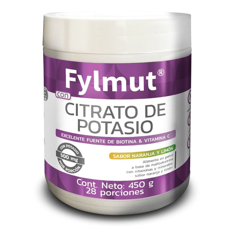 GENERICO - Citrato De Potasio Fylmut Sabor Naranja X 450g