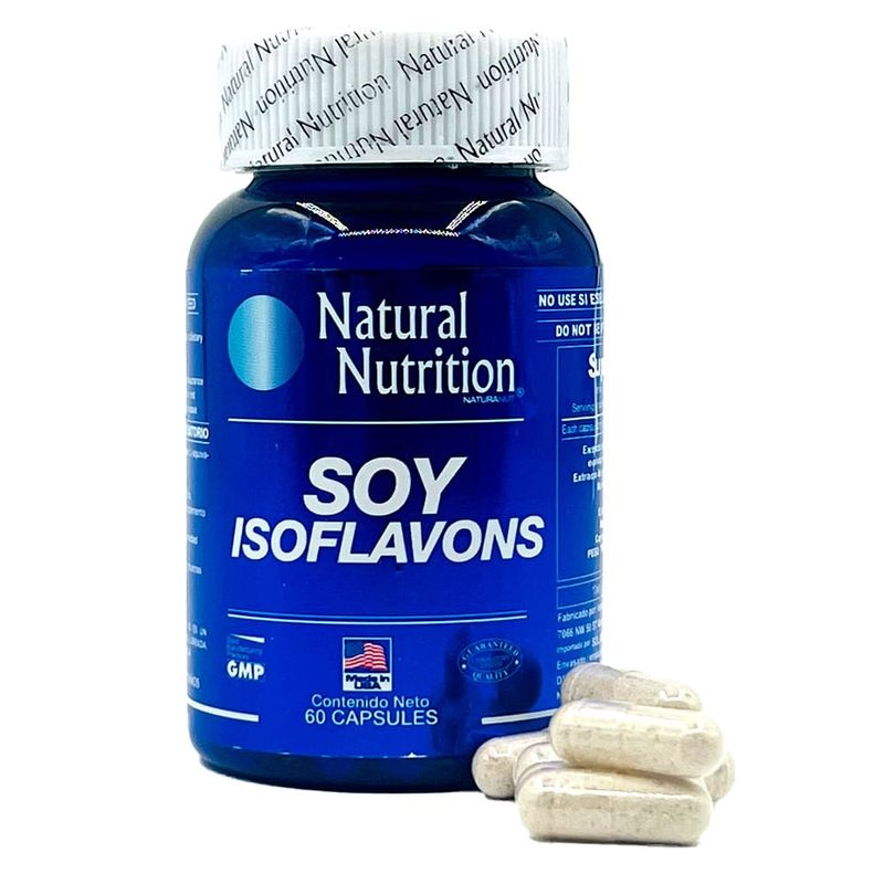 NATURAL NUTRITION - Isoflavonas Soya Natural Nutrition 8.5Mg X 60 Capsulas