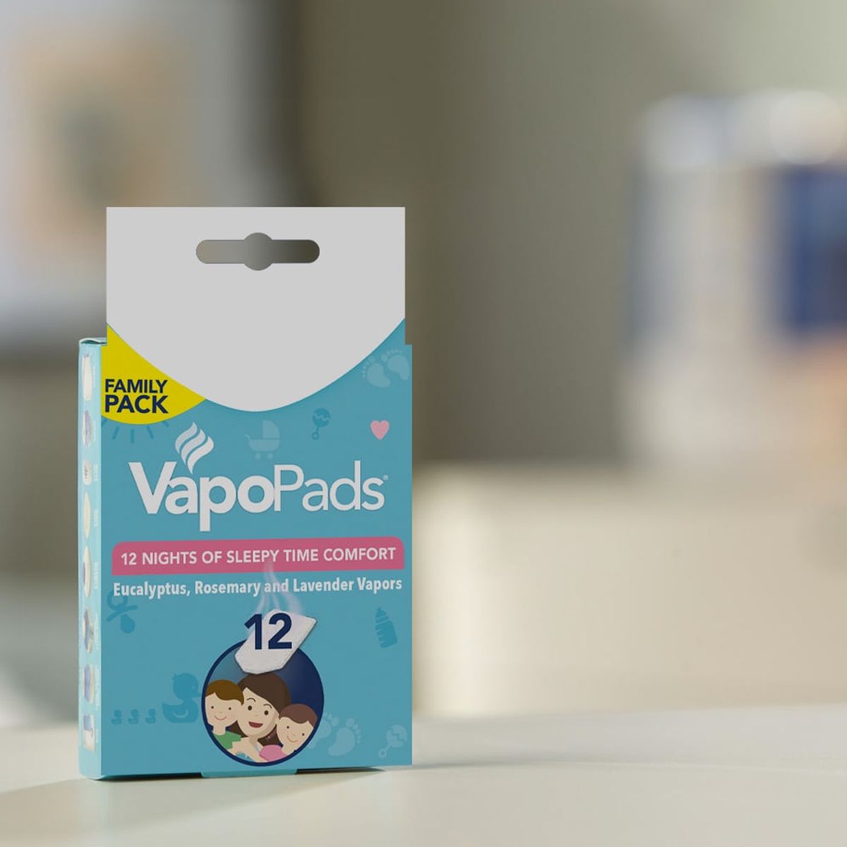 VICKS - Vapopads Vicks Eucalipto Lavanda Romero X 12und