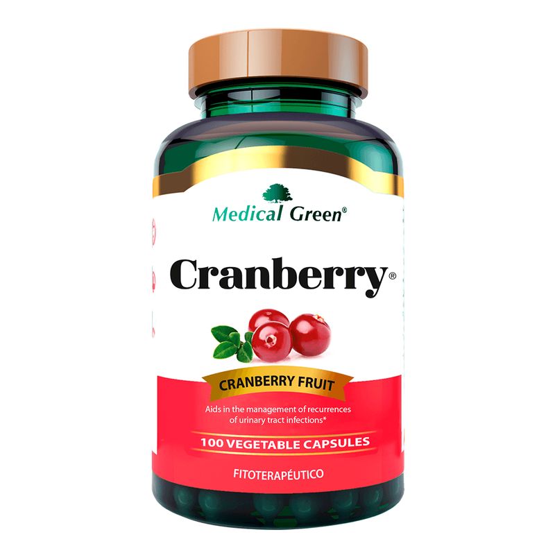 MEDICAL GREEN - Cranberry Medical Green X 100 Capsulas