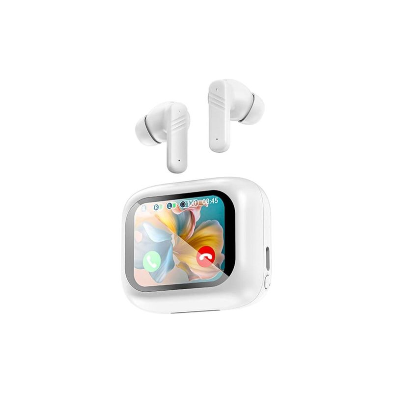 NIATEC - Audífonos Inalámbricos Bluetooth M6 Pantalla Tactil  Anc Enc