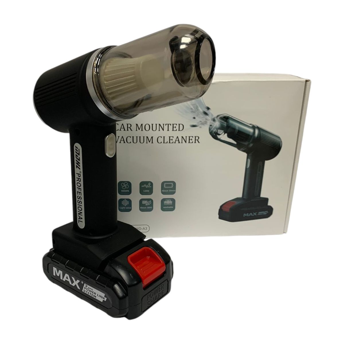 GENERICO - Aspirador Portatil Inalambrico De Mano Para Auto Y Hogar