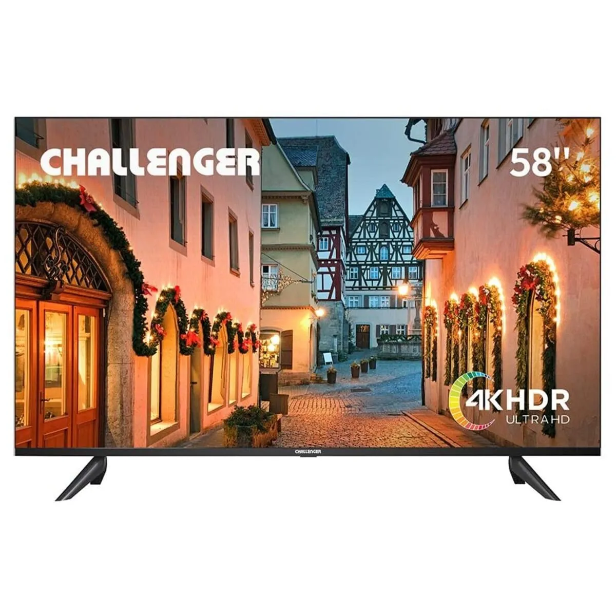 CHALLENGER - Televisor Challenger 58 UHD Smart Google TV UHD 58KG85 BT
