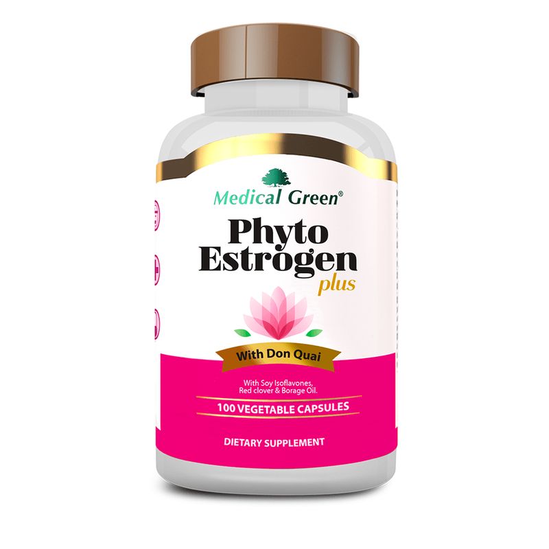 MEDICAL GREEN - Phytoestrogen Plus X 100 Capsulas