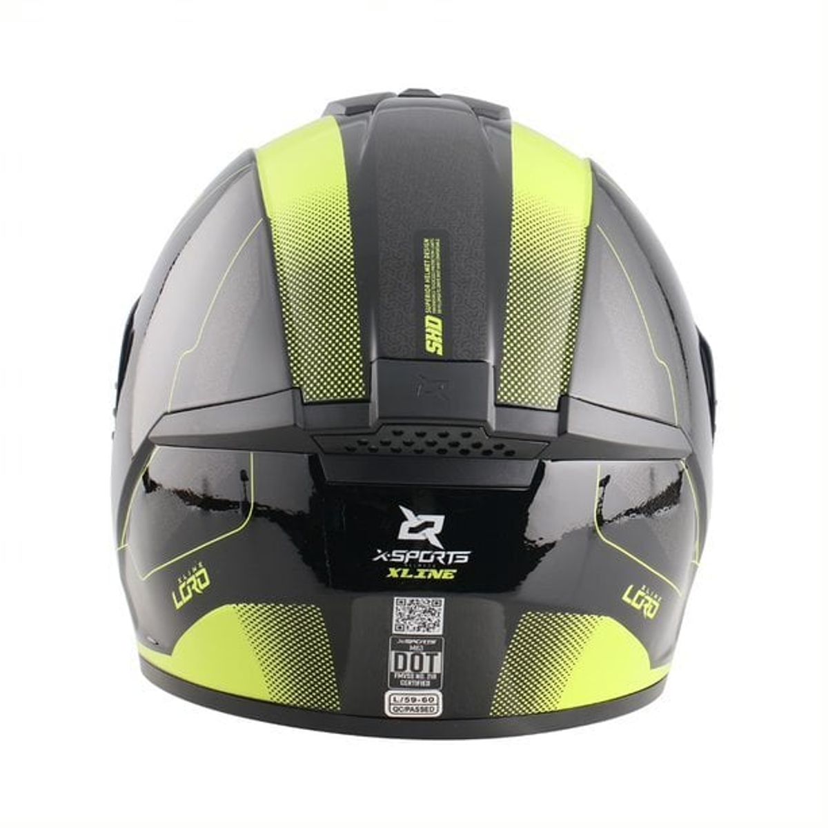 X SPORTS - CASCO X SPORTS M63 CERTIFICAD DOT LORD AMARILLO BRILLO TLL M