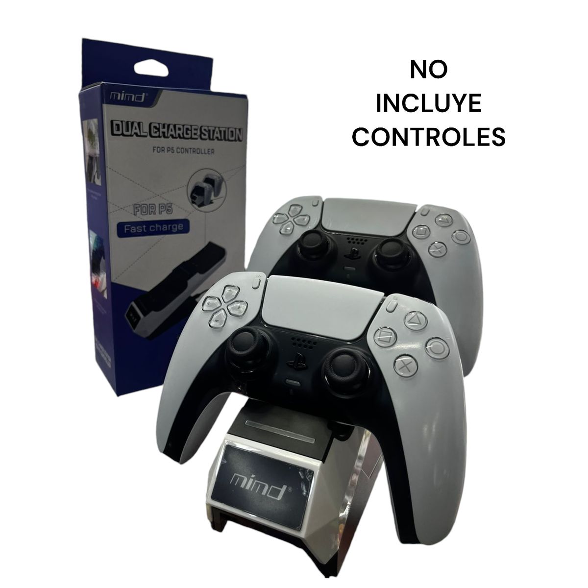 GENERICO - Estación De Carga Dual Mimd Compatible Con Controles Ps5