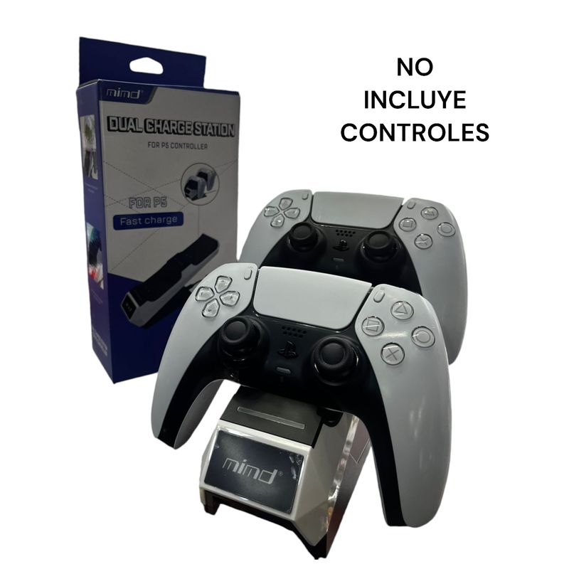 GENERICO - Estación De Carga Dual Mimd Compatible Con Controles Ps5
