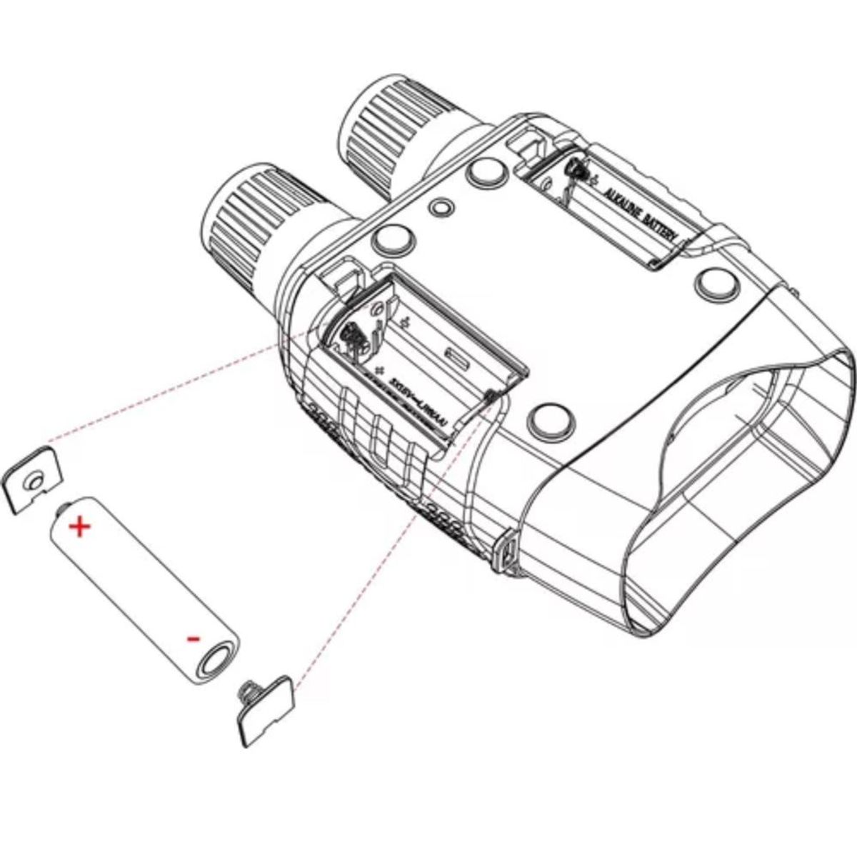 GENERICO - Binoculares Visión Nocturna Infrarrojos Digitales