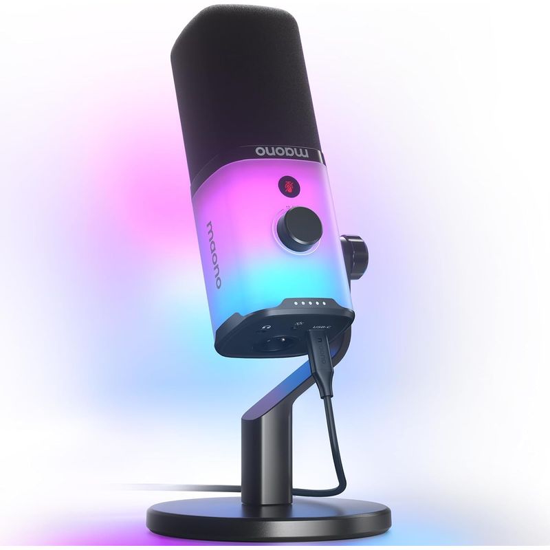 GENERICO - Maono Micrófono Gamer Pd100x RGB
