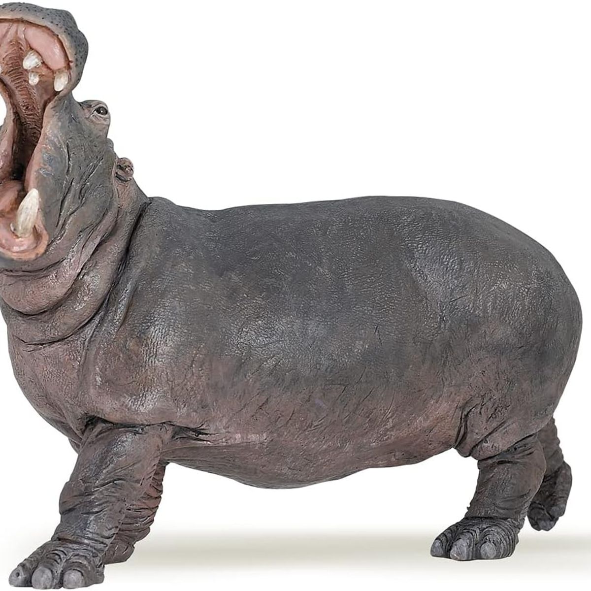 JUGANDO Y EDUCANDO - Figura Coleccionable Hipopótamo Pintada A Mano